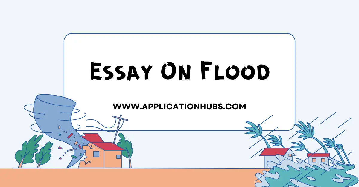 600+ Words Of Essay On Flood